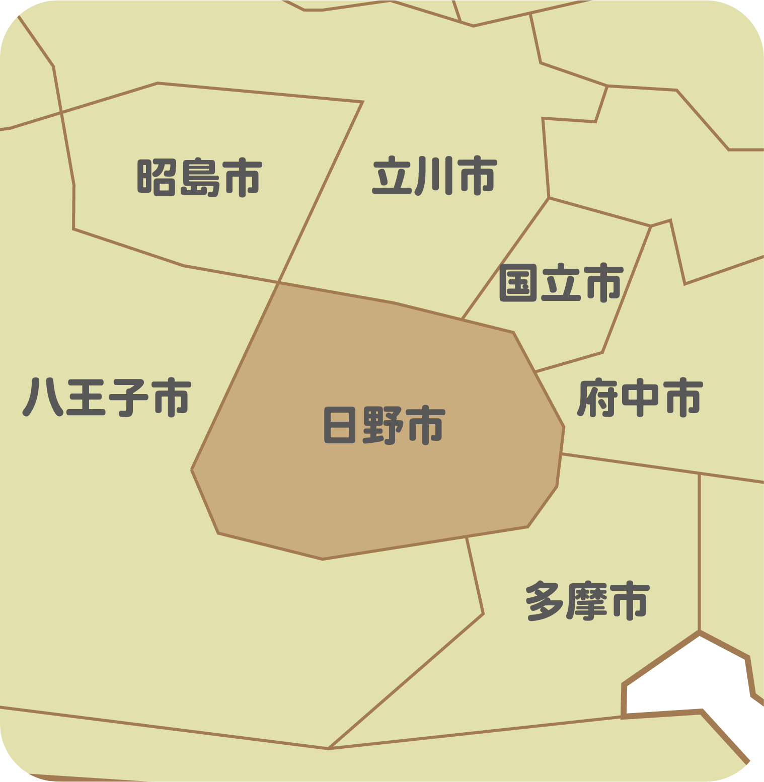 対応地域地図